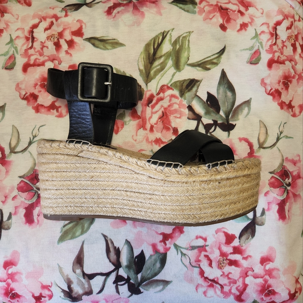 Marc Fisher • Espadrille Leather Sandals